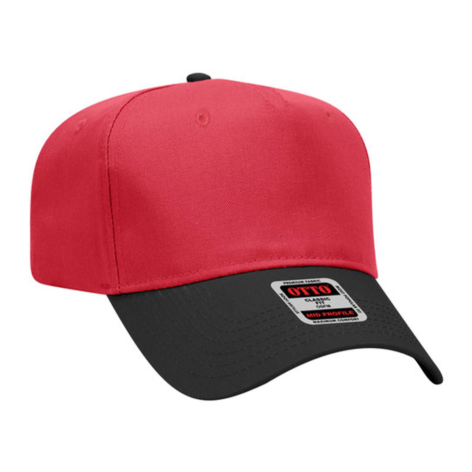 OTTO CAP 5 Panel Mid Profile Baseball Cap - 31-069
