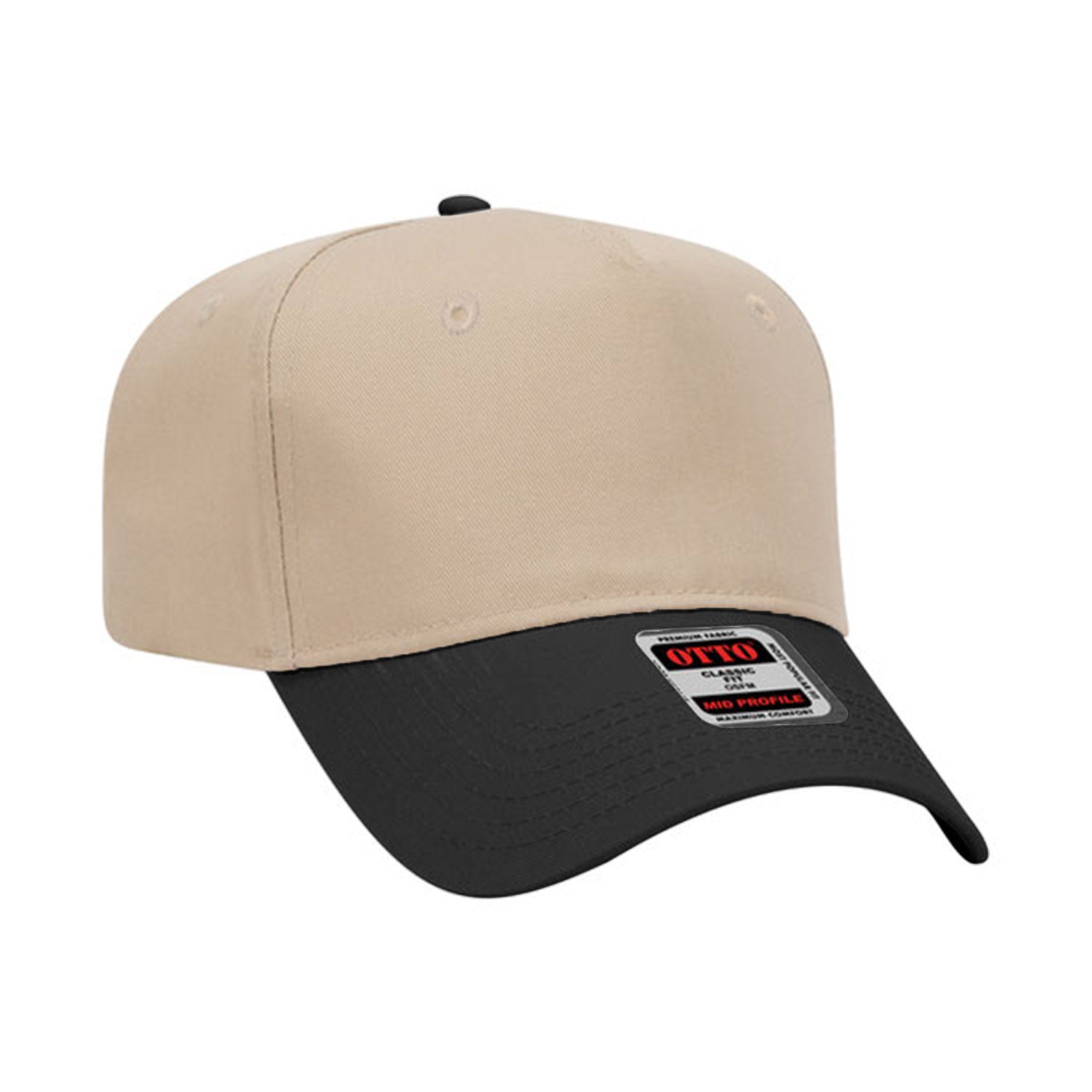 OTTO CAP 5 Panel Mid Profile Baseball Cap - 31-069
