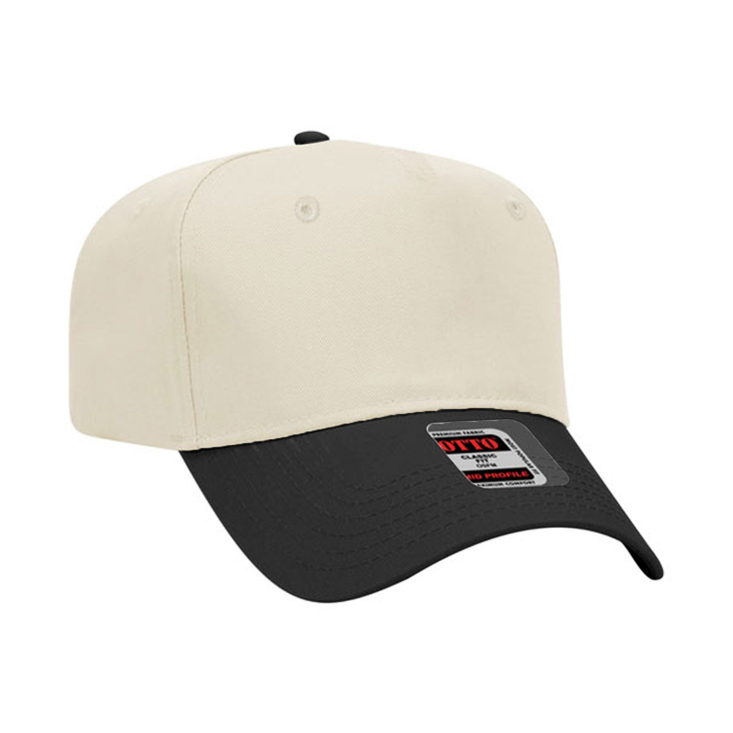 OTTO CAP 5 Panel Mid Profile Baseball Cap - 31-069