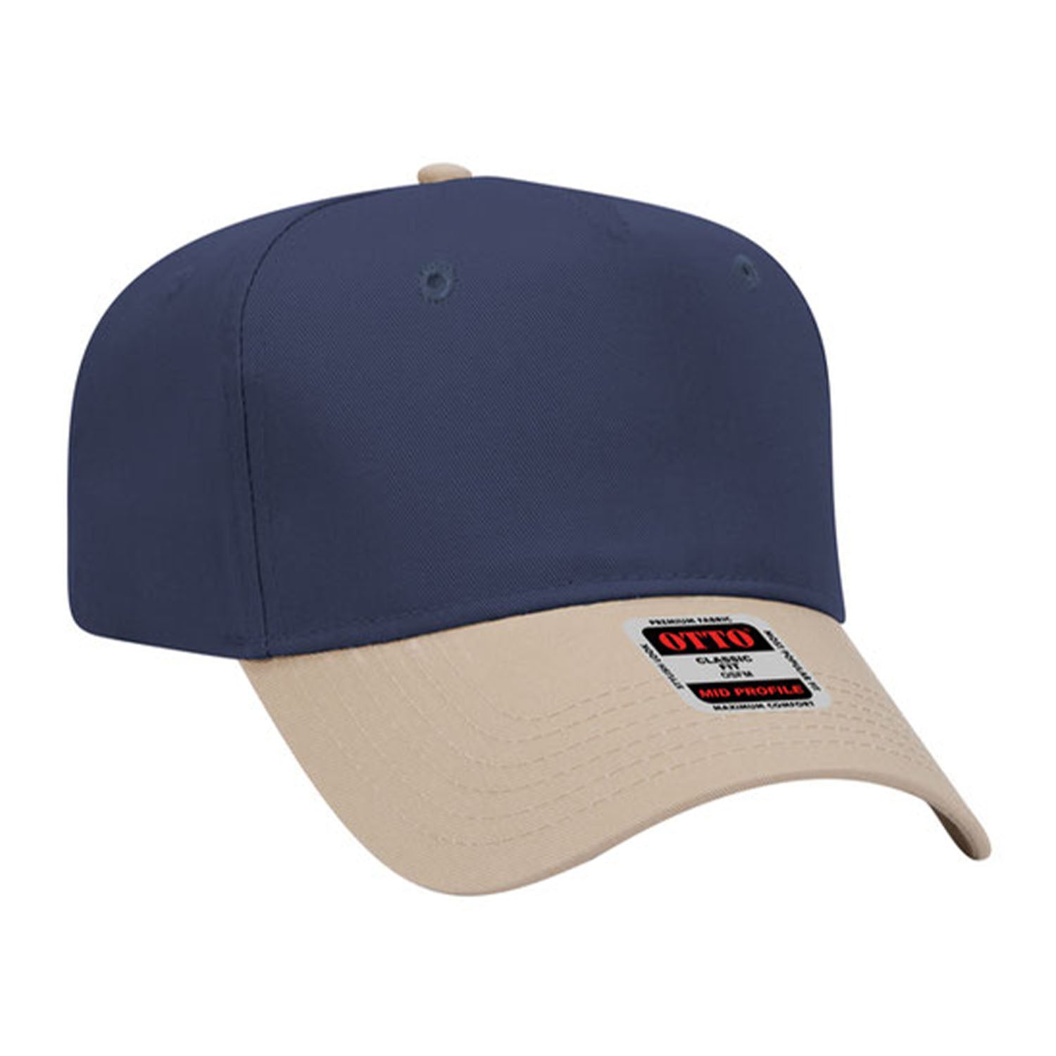 OTTO CAP 5 Panel Mid Profile Baseball Cap - 31-069