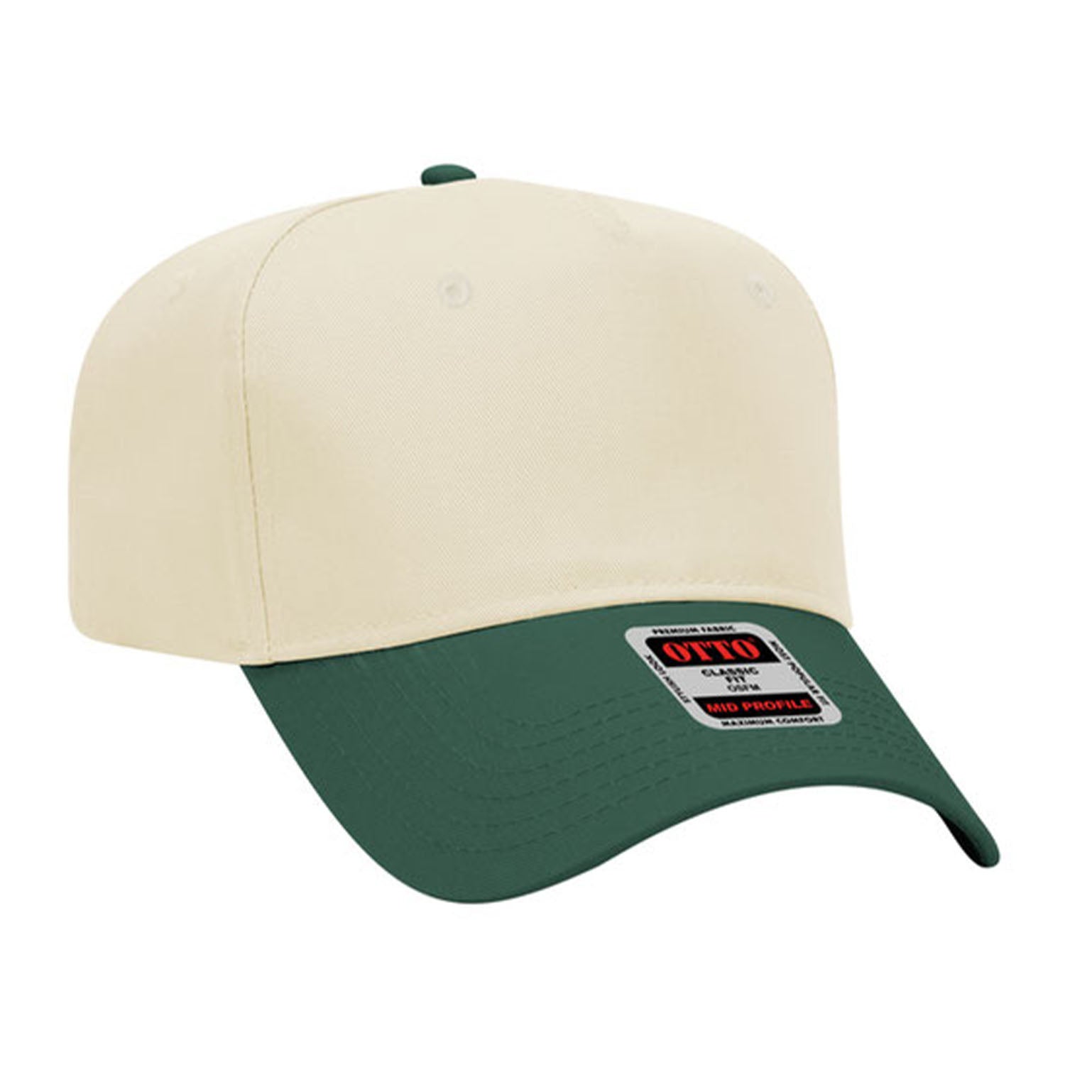 OTTO CAP 5 Panel Mid Profile Baseball Cap - 31-069
