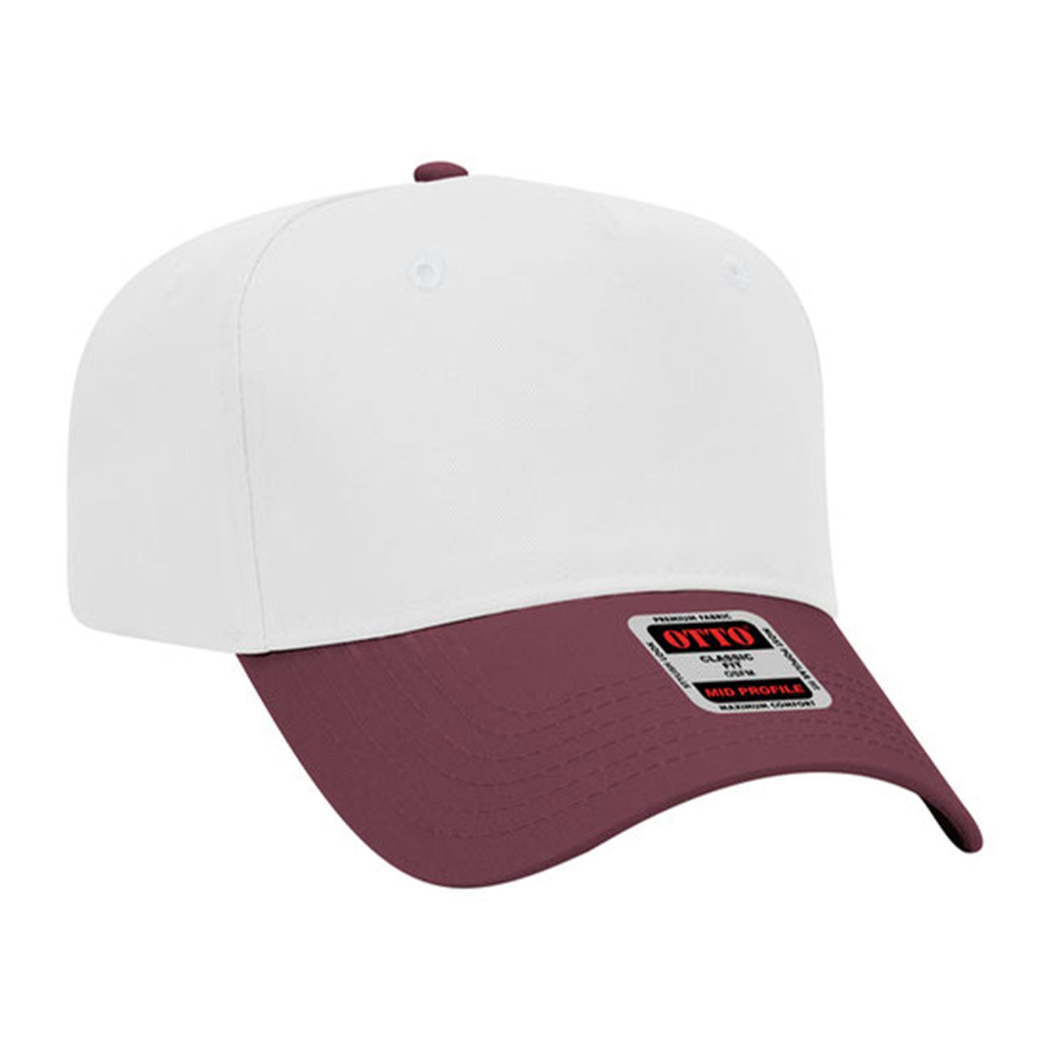 OTTO CAP 5 Panel Mid Profile Baseball Cap - 31-069