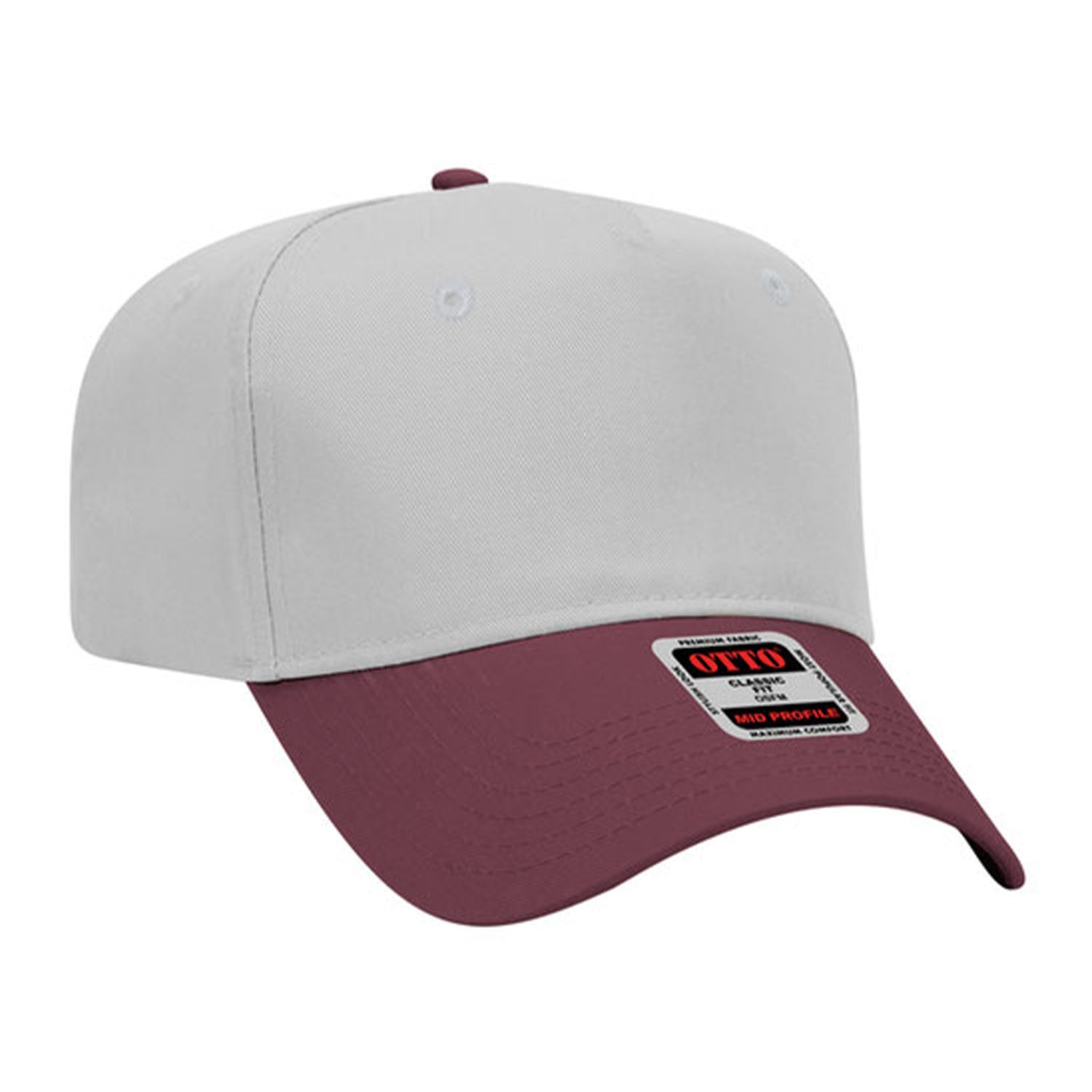 OTTO CAP 5 Panel Mid Profile Baseball Cap - 31-069