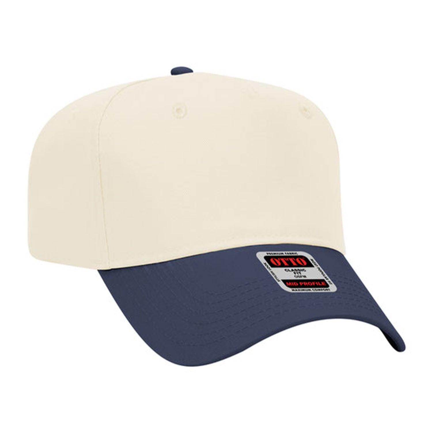 OTTO CAP 5 Panel Mid Profile Baseball Cap - 31-069