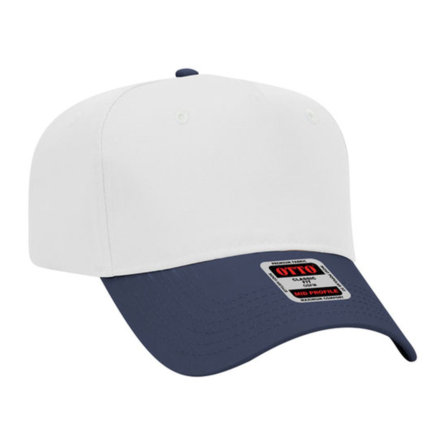 OTTO CAP 5 Panel Mid Profile Baseball Cap - 31-069