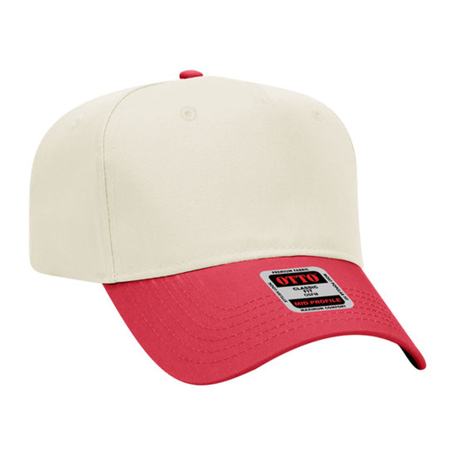 OTTO CAP 5 Panel Mid Profile Baseball Cap - 31-069