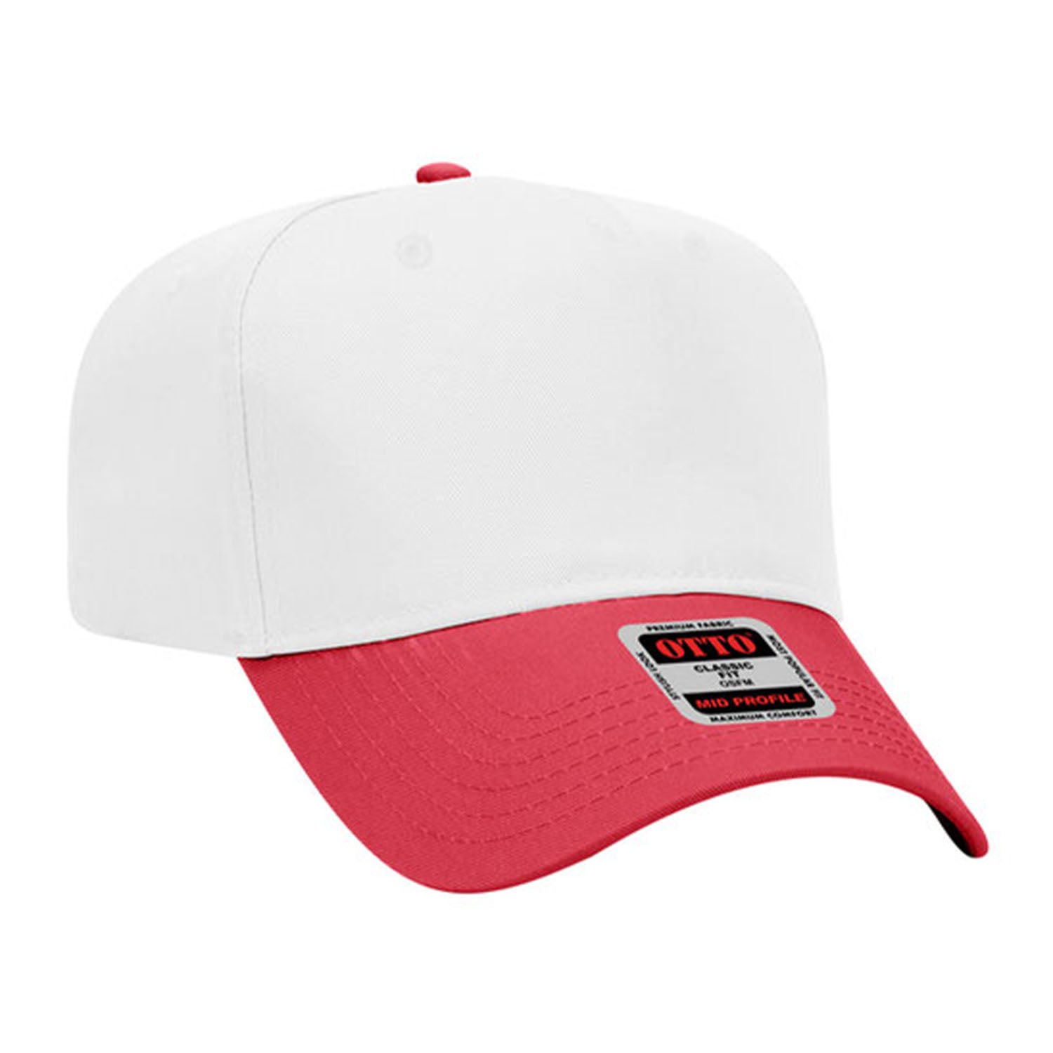 OTTO CAP 5 Panel Mid Profile Baseball Cap - 31-069