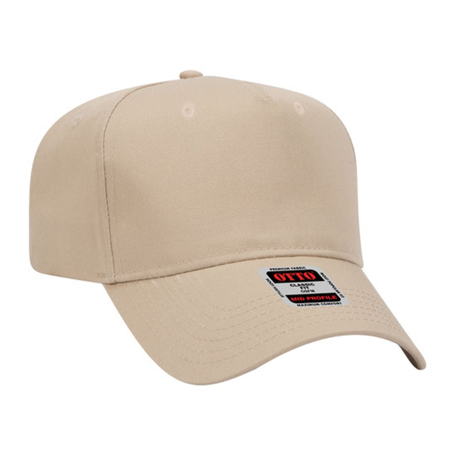 OTTO CAP 5 Panel Mid Profile Baseball Cap - 31-069