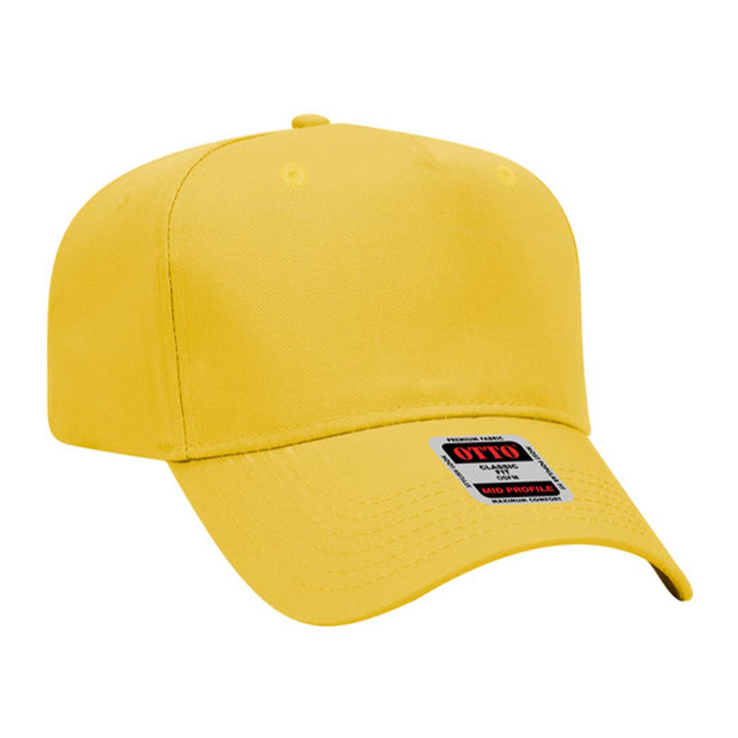 OTTO CAP 5 Panel Mid Profile Baseball Cap - 31-069