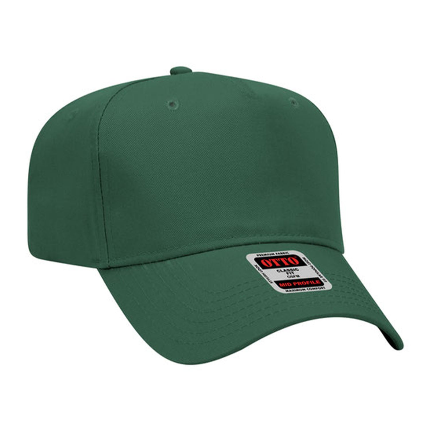 OTTO CAP 5 Panel Mid Profile Baseball Cap - 31-069