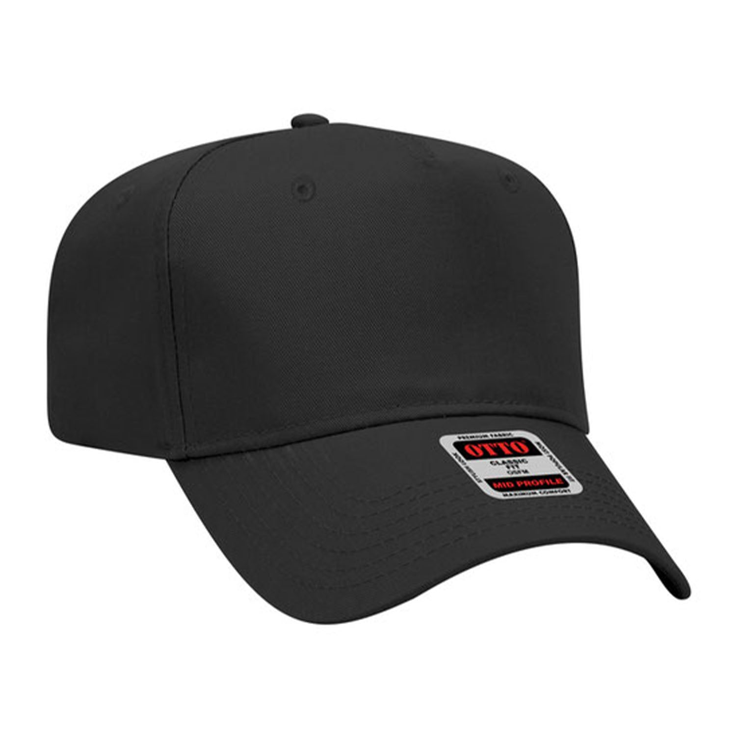 OTTO CAP 5 Panel Mid Profile Baseball Cap - 31-069