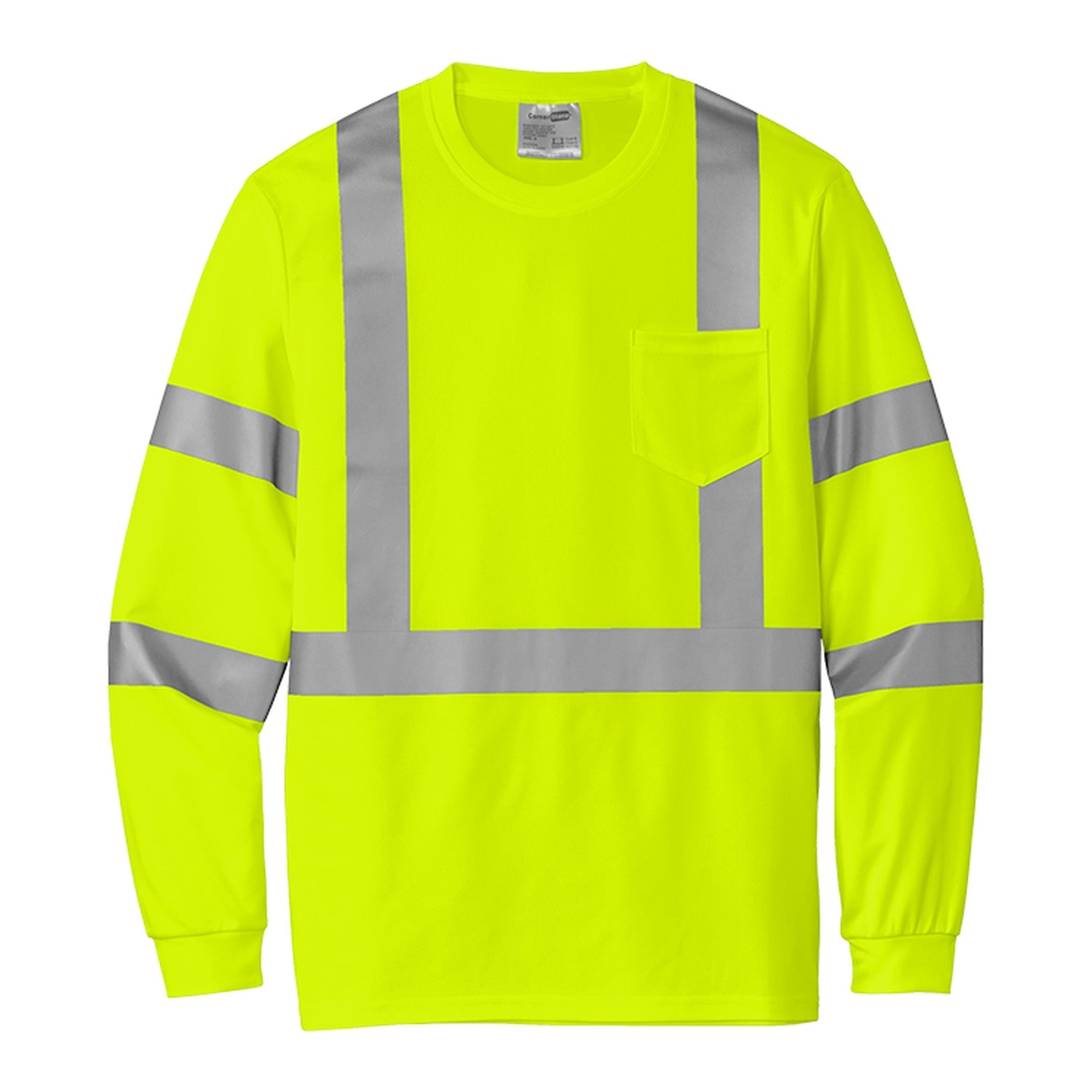 CornerStone ANSI 107 Class 3 Mesh Long Sleeve Tee - CS203
