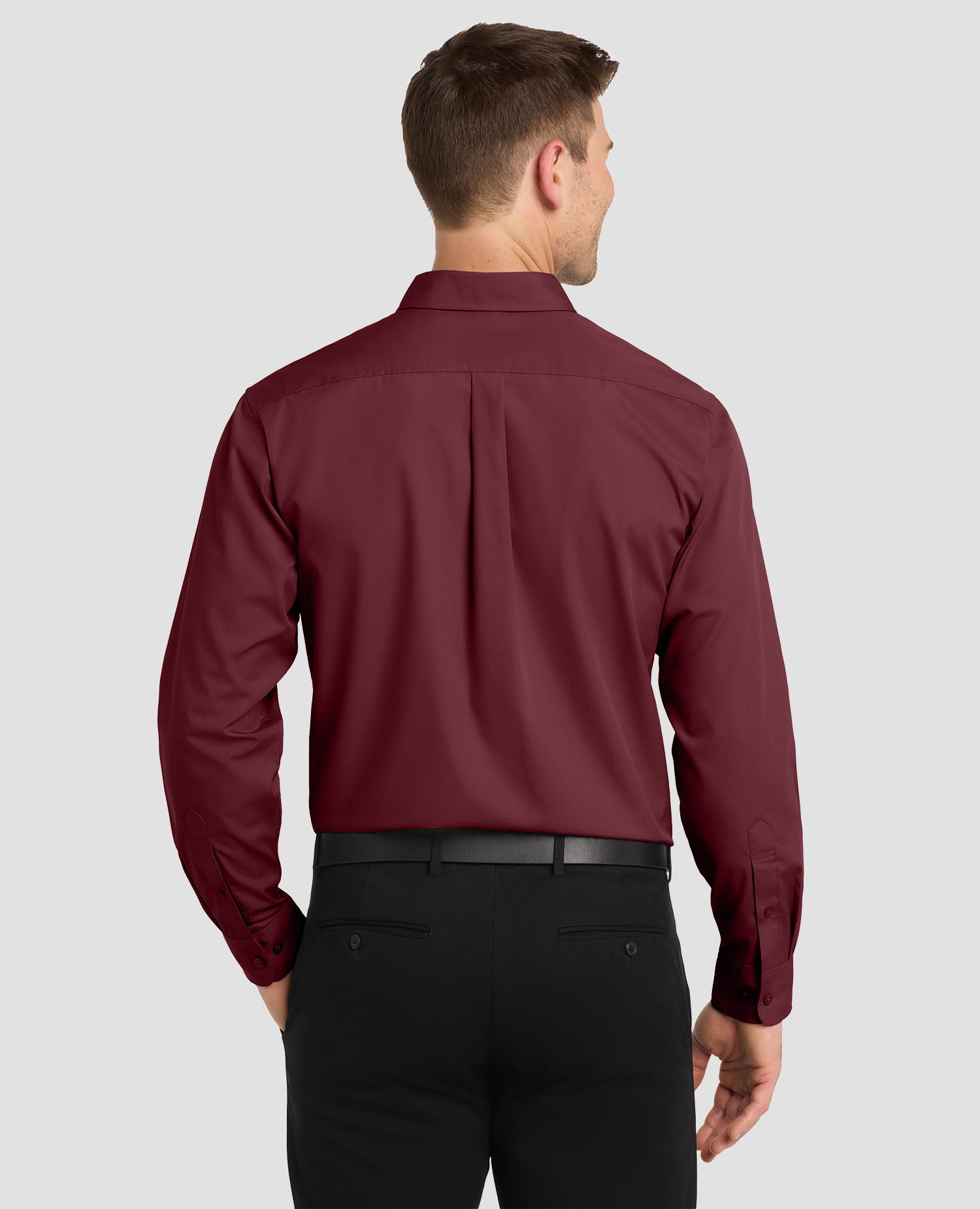 Port Authority Long Sleeve Carefree Poplin Shirt - W100