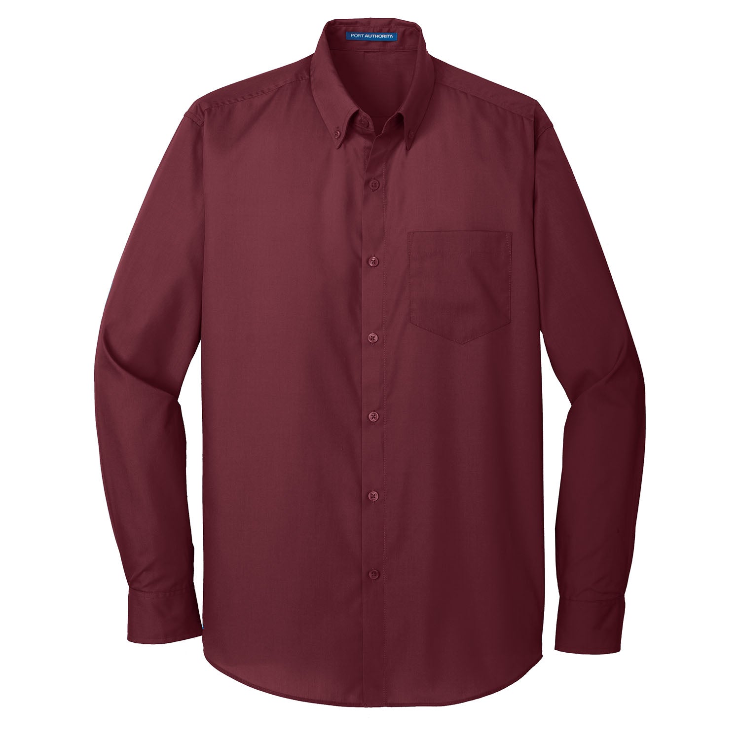 Port Authority Long Sleeve Carefree Poplin Shirt - W100