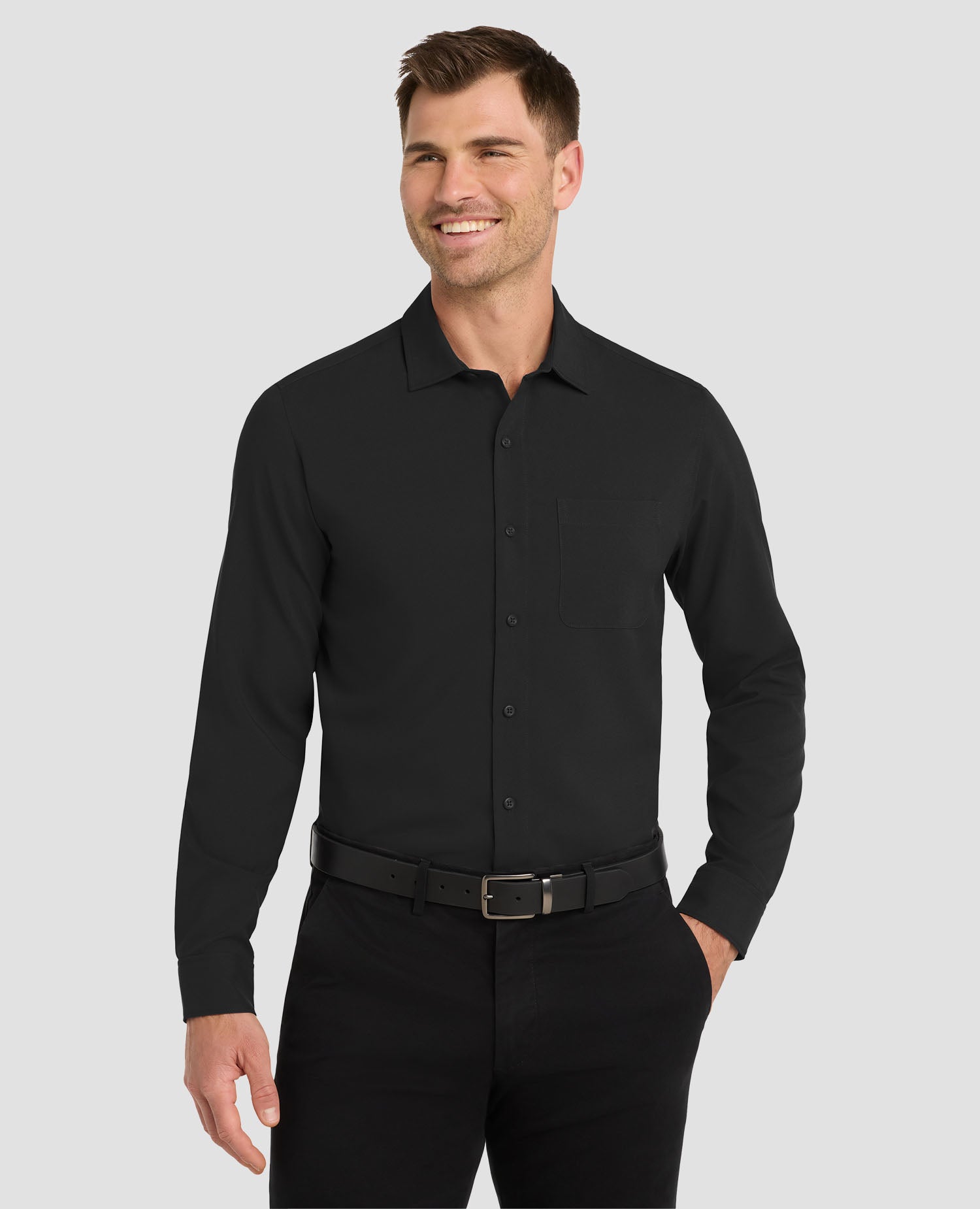Port Authority Long Sleeve Performance Staff Shirt - W401