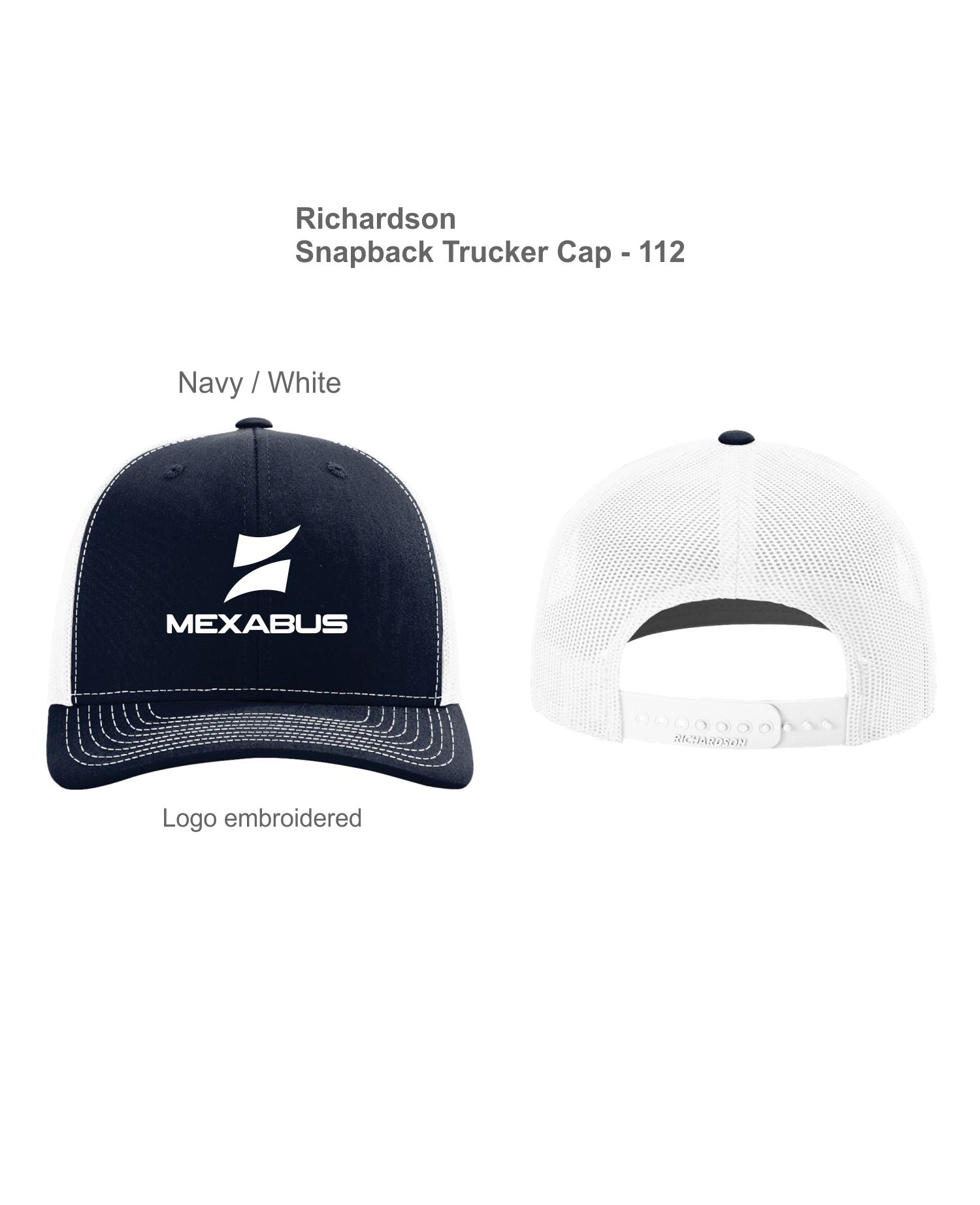 TEMPLATE Custom order for Jaime - Richardson 112 (Black Caps)