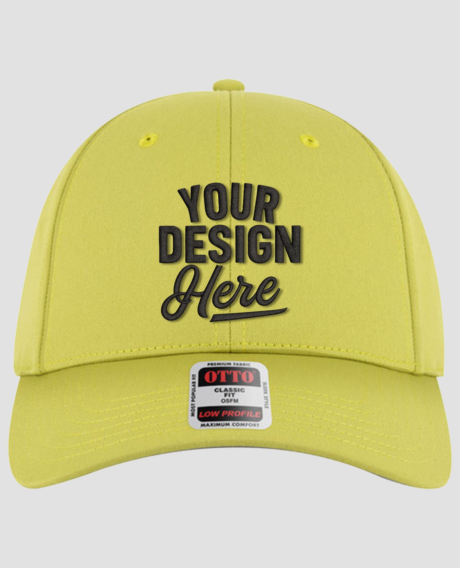 OTTO CAP 6 Panel Low Profile Baseball Cap - 19-3