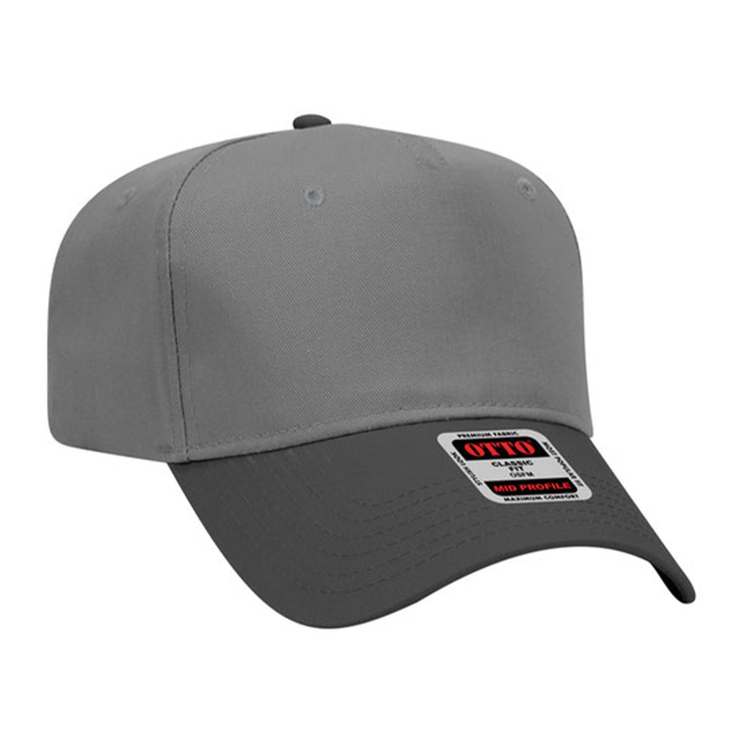 OTTO CAP 5 Panel Mid Profile Baseball Cap - 31-069