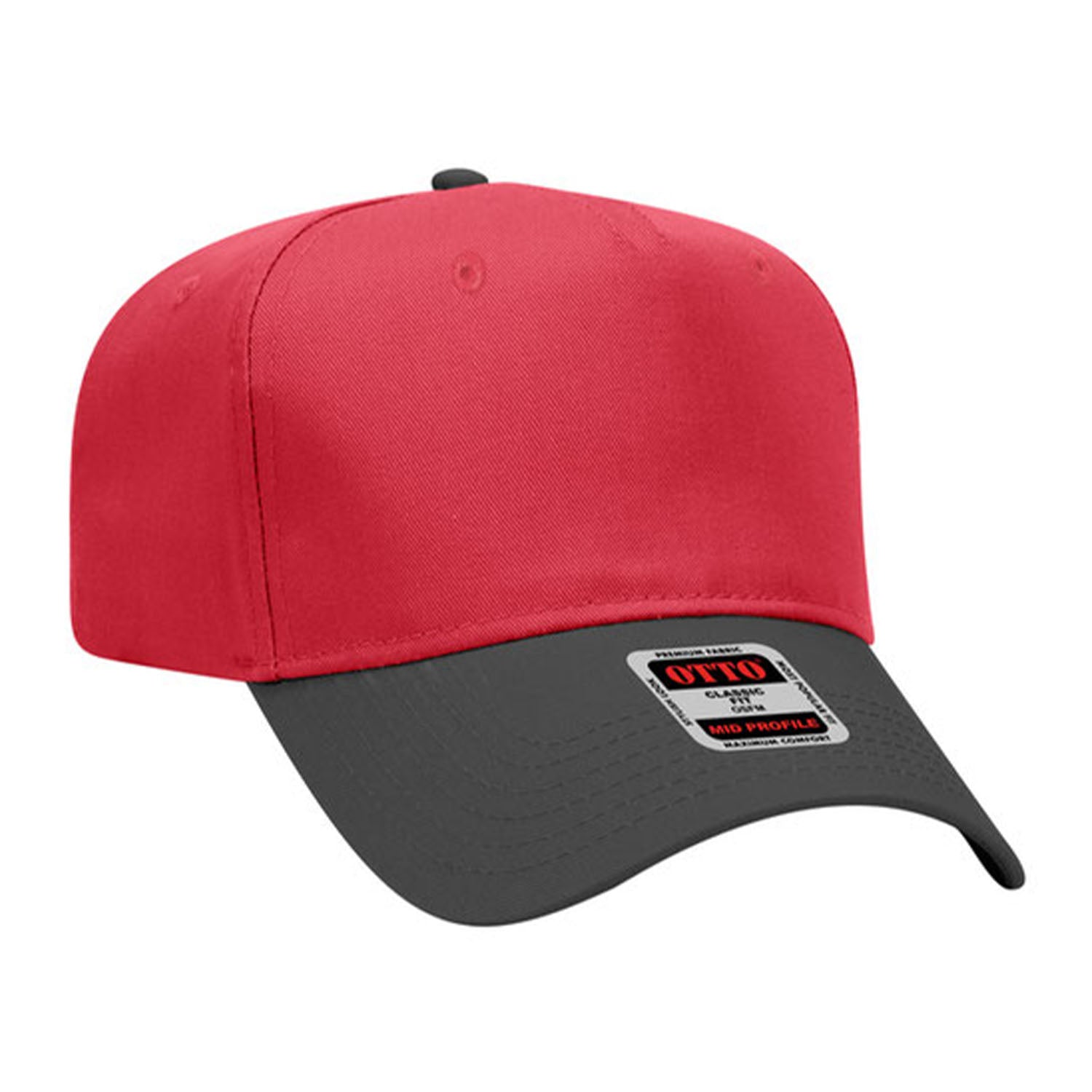 OTTO CAP 5 Panel Mid Profile Baseball Cap - 31-069