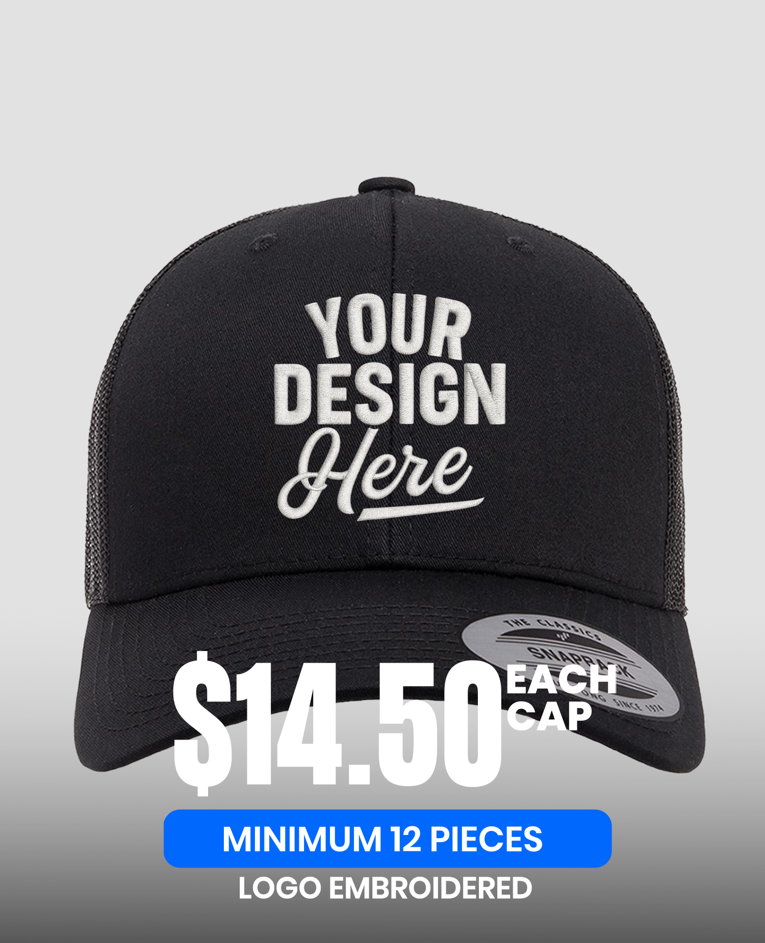 YP Classics - Retro Trucker Cap - 6606 (Package Deal) $14.50