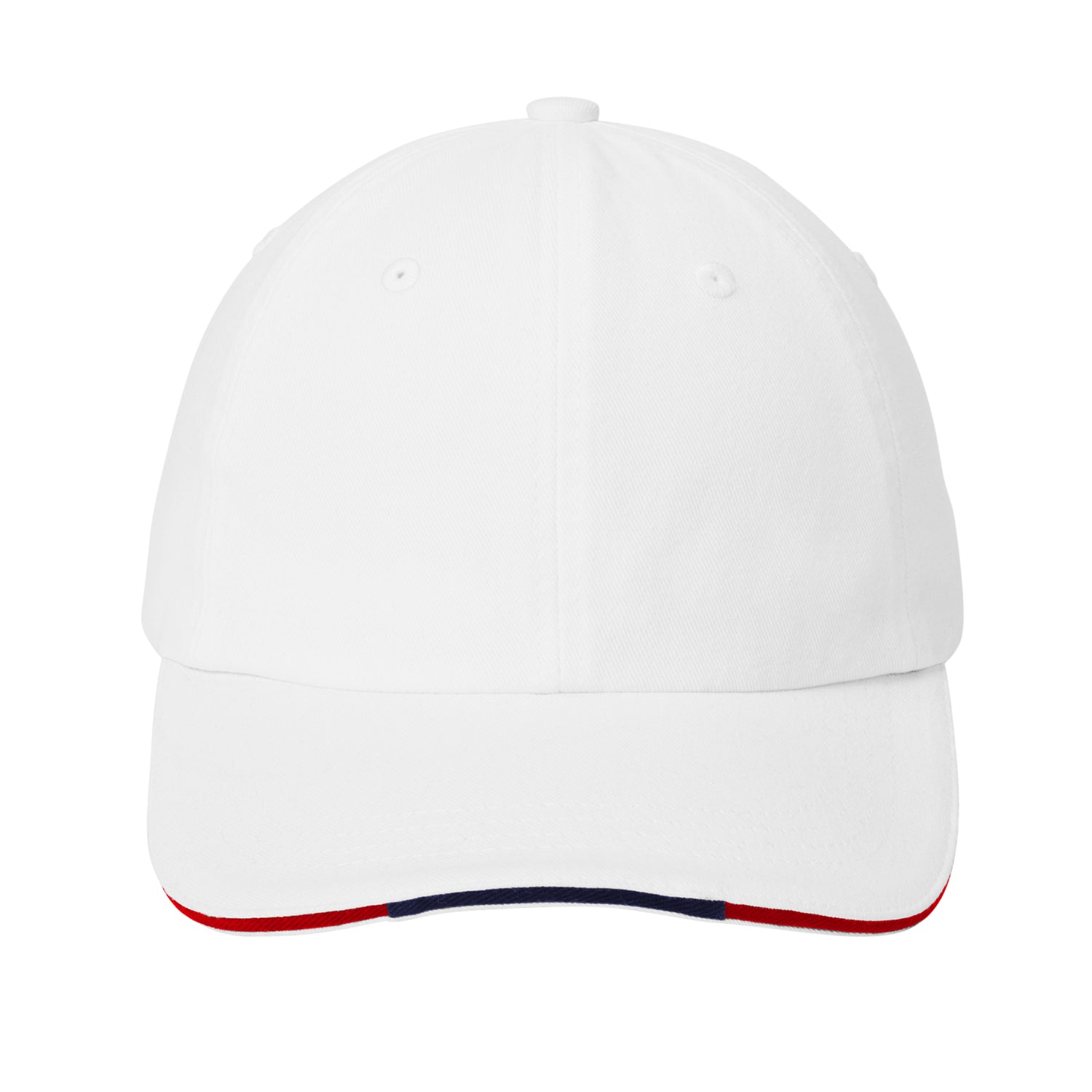 Port Authority Sandwich Bill Cap with Striped Closure - C830