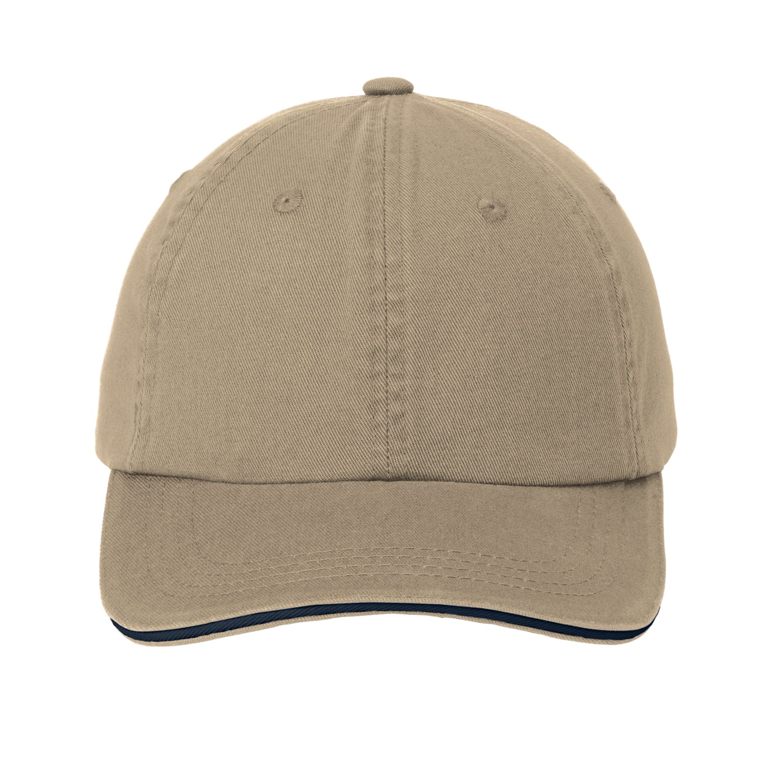 Port Authority Sandwich Bill Cap with Striped Closure - C830