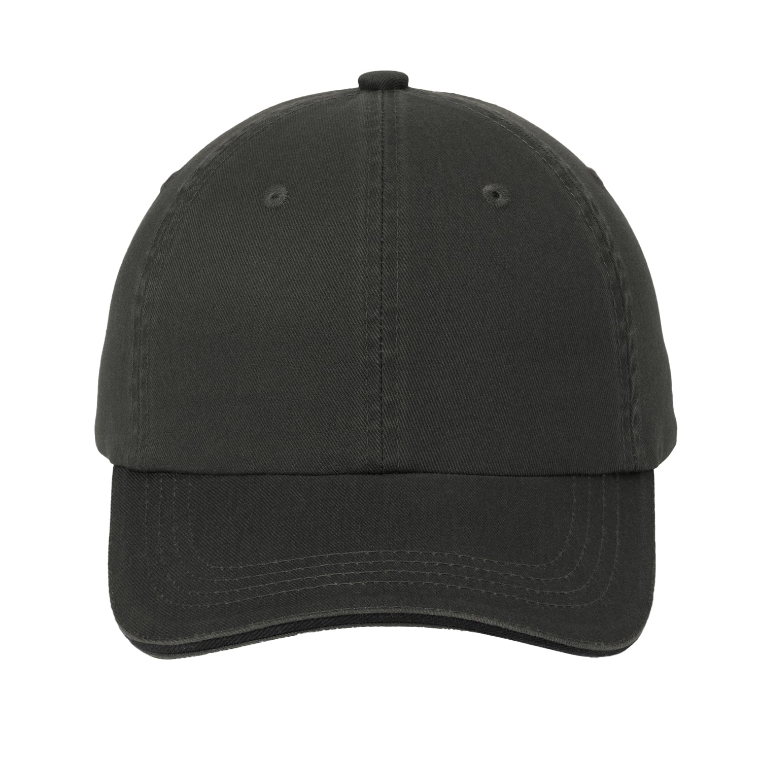 Port Authority Sandwich Bill Cap with Striped Closure - C830