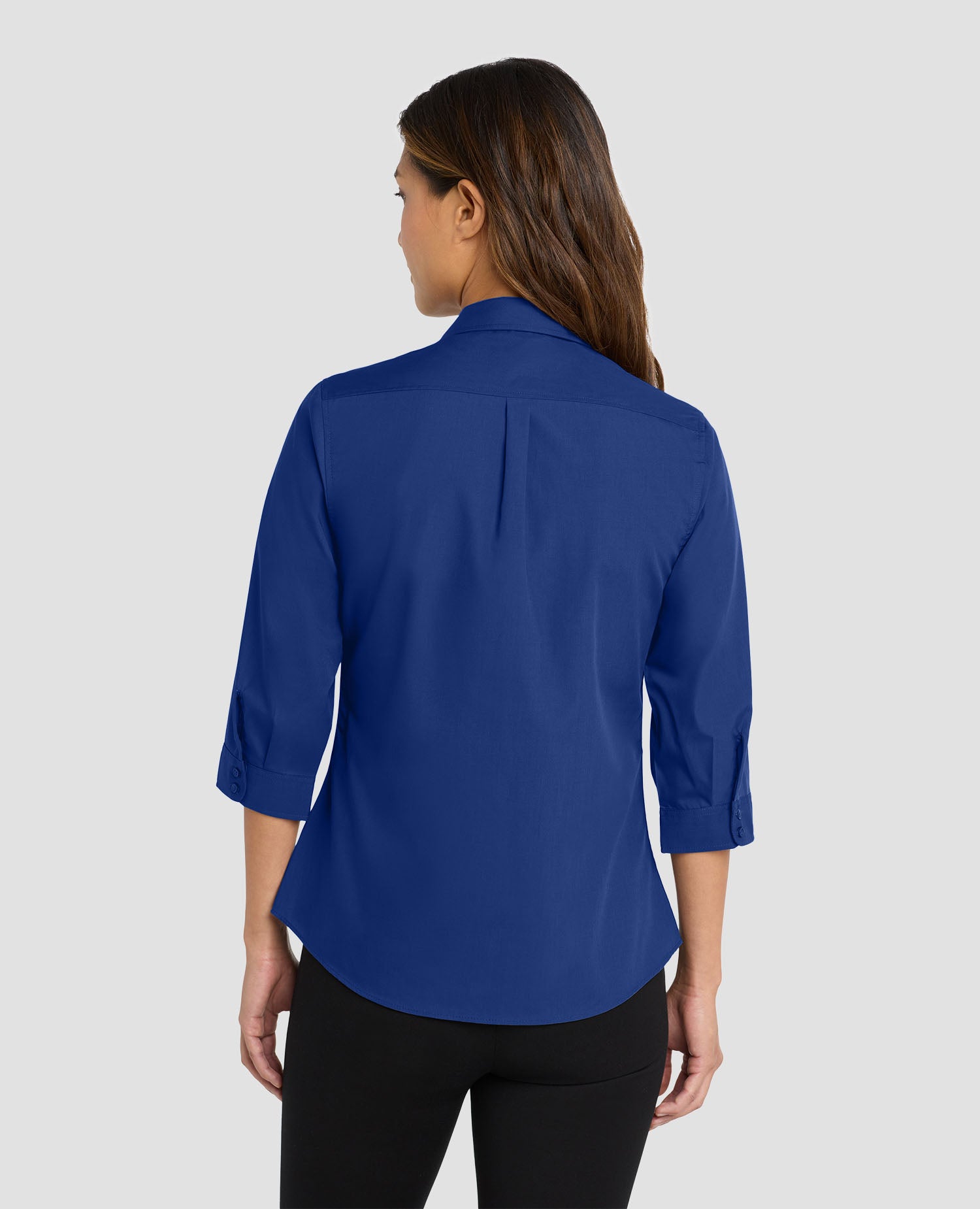 Port Authority Women's 3/4-Sleeve Carefree Poplin Shirt - LW102