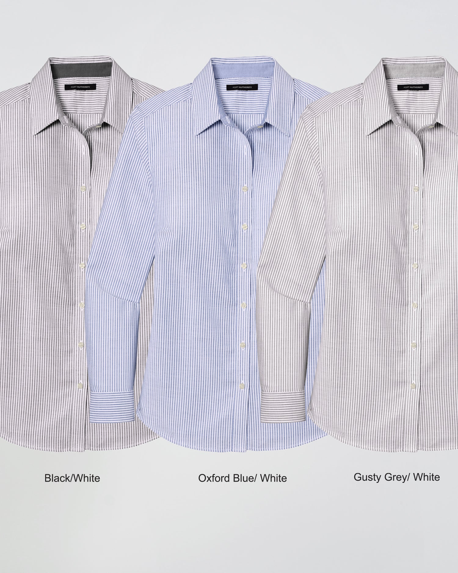 Oxford Stripe Ladies Shirt LW657 - WUE 