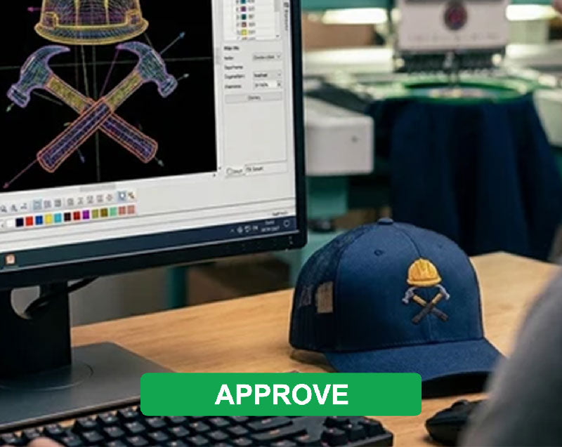 You see it before we stitch a single cap