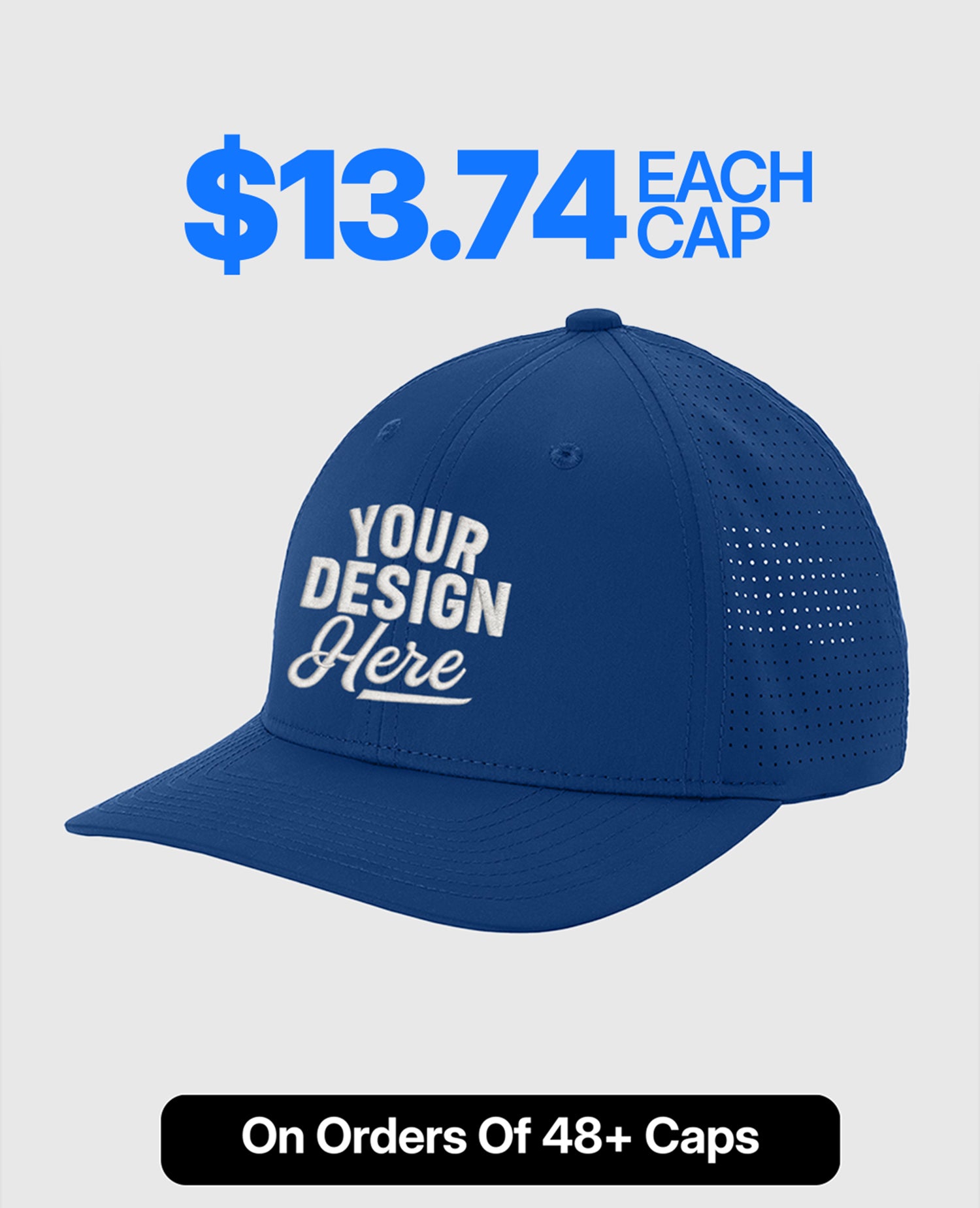 Sport-Tek Pro-Cut Adjustable Cap - STC65