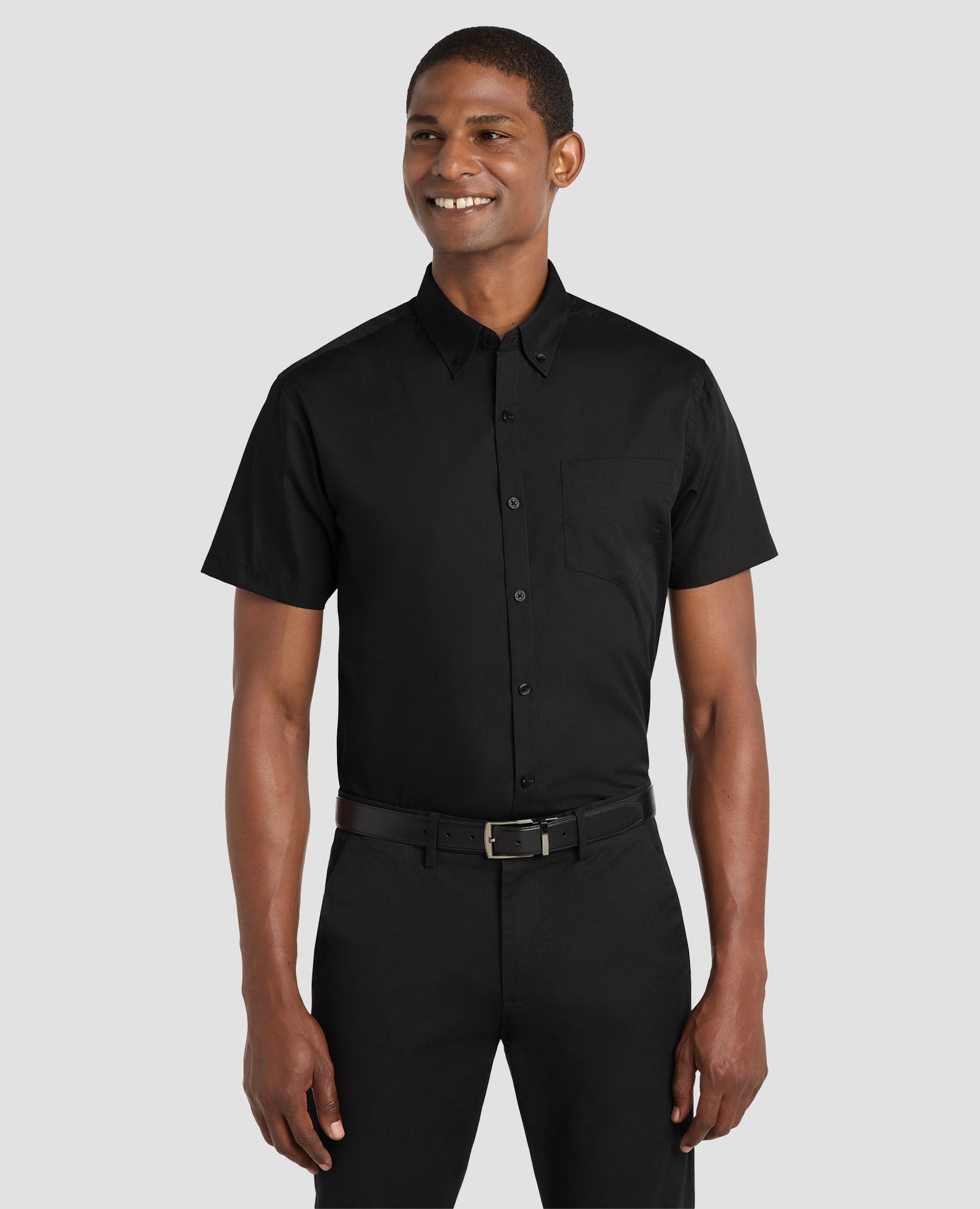 Port Authority Short Sleeve Carefree Poplin Shirt - W101
