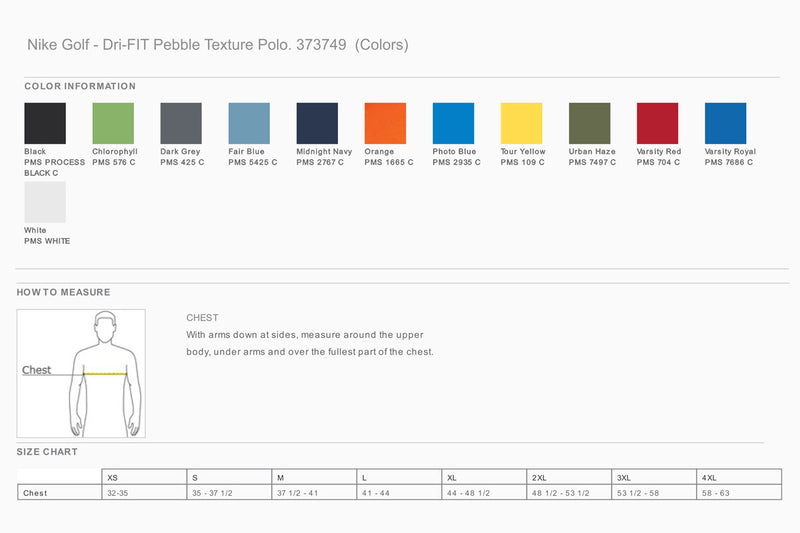 Load image into Gallery viewer, Nike Golf - Dri-FIT Pebble Texture Polo. 373749 - WUE INC 
