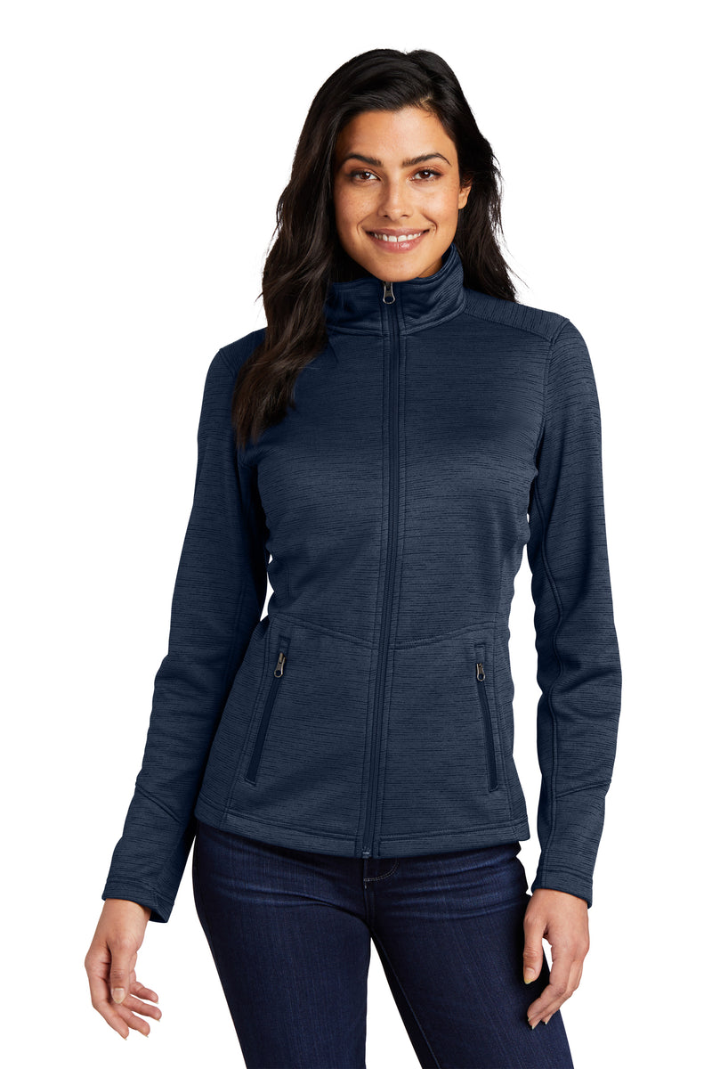 Load image into Gallery viewer, Ladies Digi Stripe Fleece Jacket - Port Authority L231
