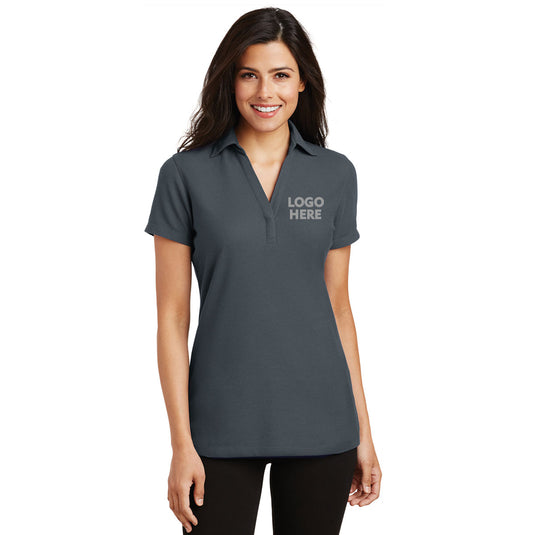 Port Authority Ladies Silk Touch Y-Neck Polo L5001 - WUE INC 
