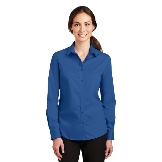 Port Authority Ladies SuperPro Twill Shirt. L663 - WUE INC 