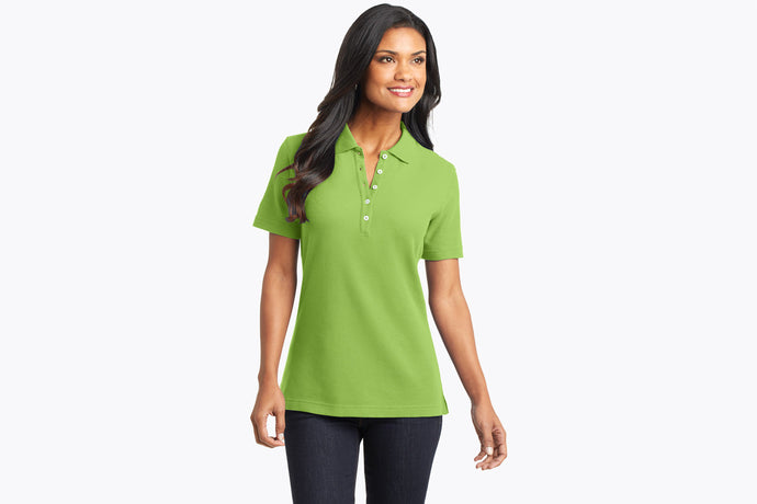 Port Authority Ladies EZCotton Pique Polo. L800 - WUE INC 