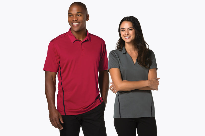 Load image into Gallery viewer, Sport-Tek Ladies Contrast PosiCharge Tough Polo. LST620 - WUE INC 
