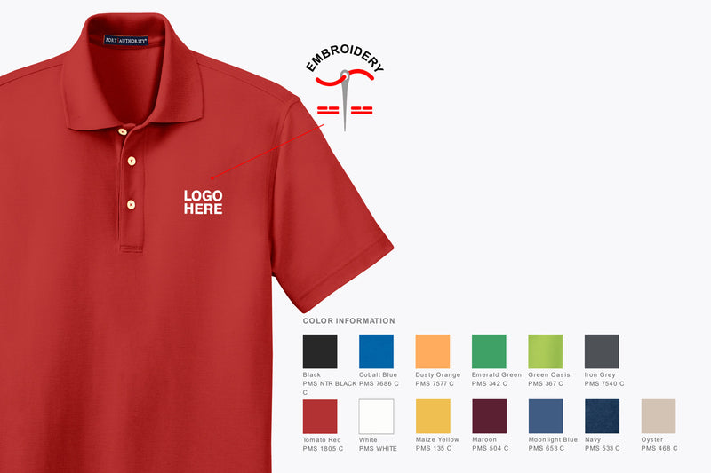 Load image into Gallery viewer, Port Authority EZCotton Pique Polo. K800 - WUE INC 
