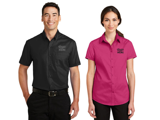 Port Authority Short Sleeve SuperPro Twill Shirt - WUE INC 