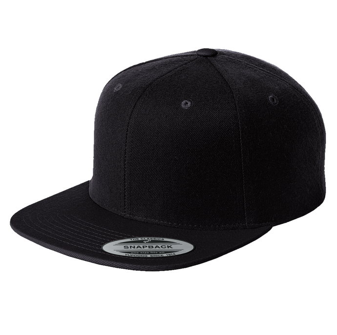 Yupoong Flat Bill Snapback Cap 6089