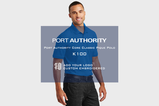 K100q Port Authority Core Pique Polo - WUE INC 