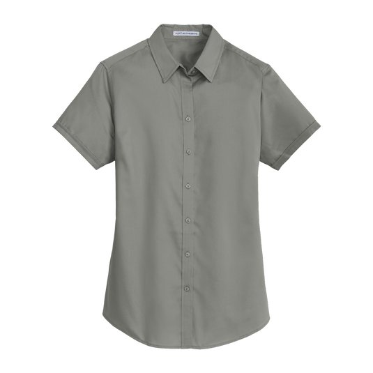 Port Authority Ladies Short Sleeve SuperPro Twill Shirt L664 - WUE INC 