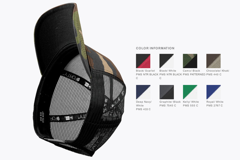 Load image into Gallery viewer, New Era Snapback Trucker Cap. NE205 - WUE INC 
