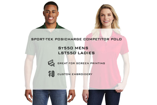 Sport-Tek  PosiCharge Ladies Competitor Polo LST550 - WUE INC 